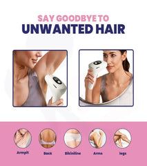 Eudora IPL hair removal treatment schedule from week 1 to 8