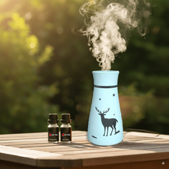 Deer Air Humidifier with LED Light & Oil Diffuser