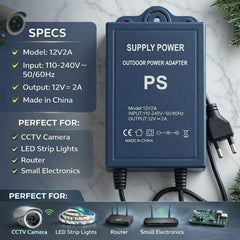 Power Supply Adapter – CCTV Camera, Router & LED Devices ke liye High-Quality Adapter