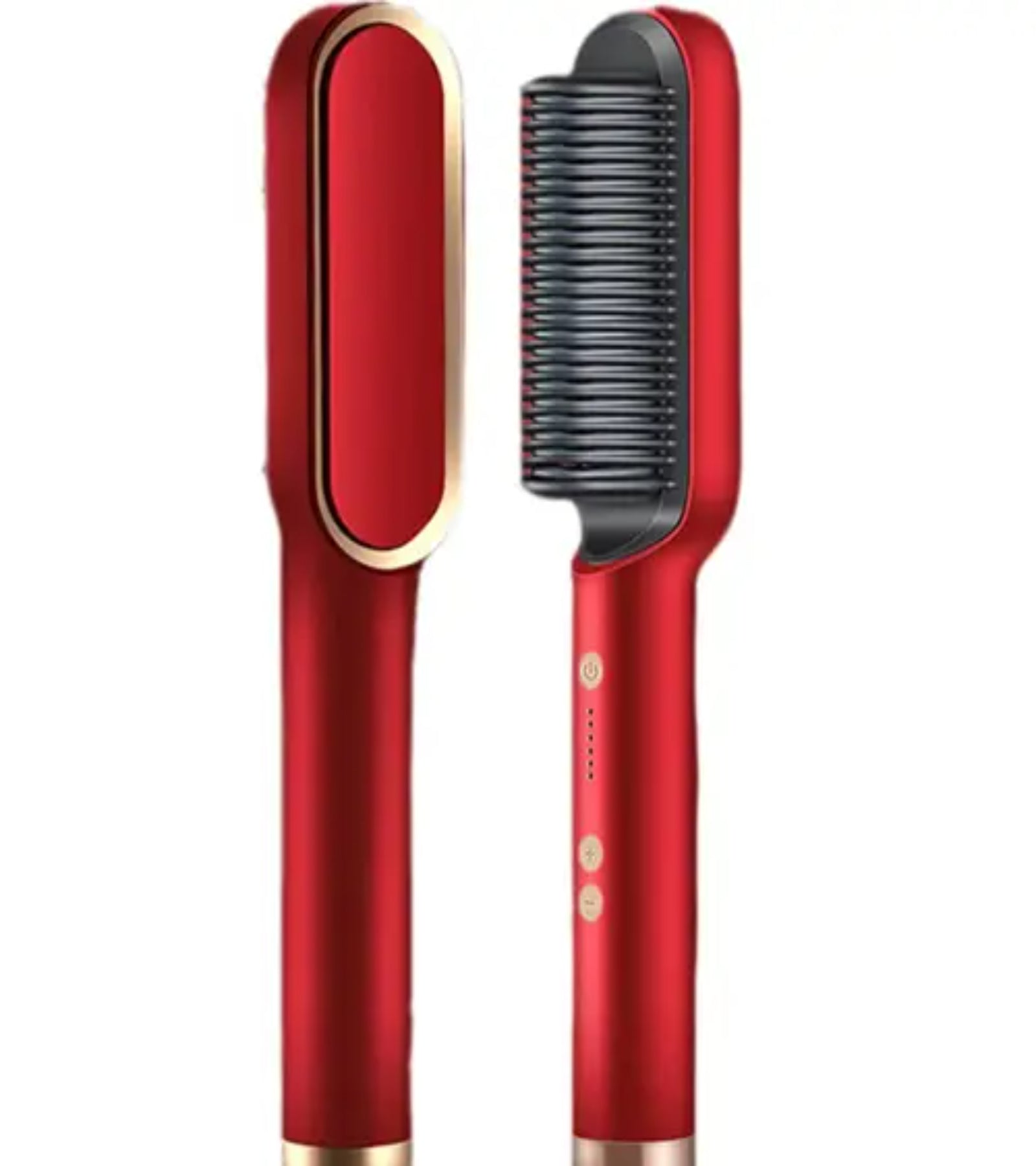 Hair Straightener Brush for Smooth and Shiny Hair Styling