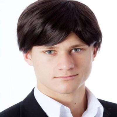 Natural Black Men Hair Wig