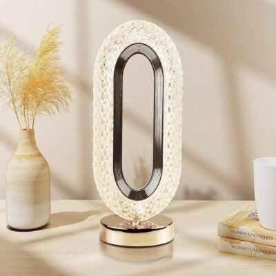 Modern LED USB Oval Table Lamp